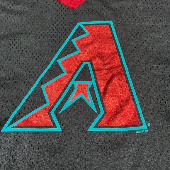 MLB Arizona Diamondbacks Women’s Jersey Top M Black Red  Genuine Merchandise - Picture 7 of 7